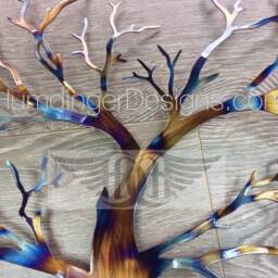 11Th Anniversary - Steel Maple Tree Of Life Wall Art - thumbnail 4