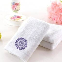 Embroidered Mandala Towels, Personalised Luxury Cotton Towel Set - thumbnail 3