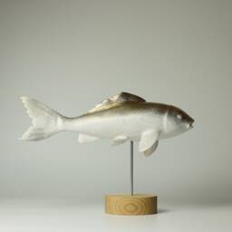 Wooden Koi Sculpture - Big - 1 - thumbnail 4