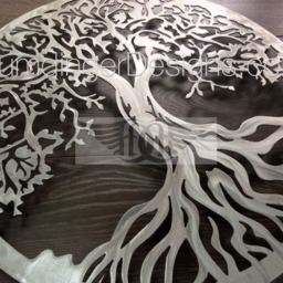 10Th Anniversary Aluminum Tree Of Life - Metal Wall Art - thumbnail 3