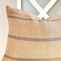 Brown Tribal Hemp Hand Woven Natural Dye Color Pillow Cover - thumbnail 2