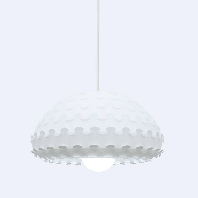 White Pendant Light - Kasa W - image 1