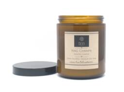 Hand Poured Premium Nag Champa Scented Soy Candle 9 Oz - thumbnail 1