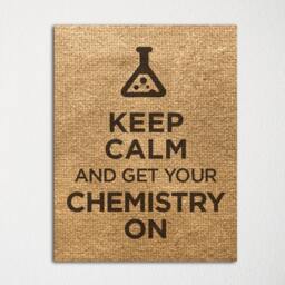 Keep Calm & Get Your Chemistry On - Fine Art Print Choice Of Color Purchase 3 Receive 1 Free Custom Prints Available - thumbnail 3