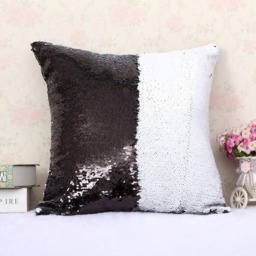 Personalised Unicorn Your Name, Text Or Photo Sequin Pillow Cushion Cover Mermaid Reveal Magic Gift Mother Of The Bride Groom - thumbnail 3