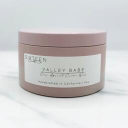 Valley Babe Scented Candle Coconut Apricot Creme Wax, Jasmine & Sea Salt - thumbnail 2