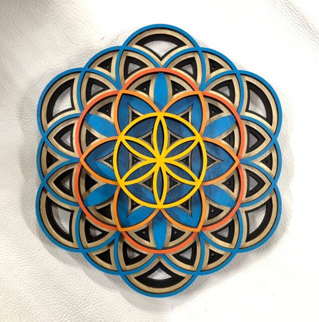 Flower Of Life Mandala Wall Art 12 - image 1
