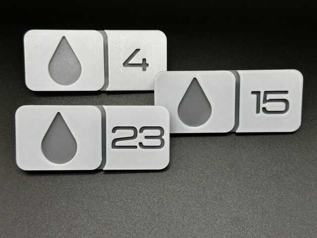Severance Lumon Industries Locker Numbers - Wall Sign Office Decor Sci-Fi Tv Show Inspired Gift - image 1