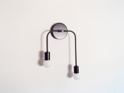 Minimalist Wall Light - Contemporary Sconce Modern Bathroom Hallway Lighting Rustic Kitchen Bedroom Ul Listed - thumbnail 1