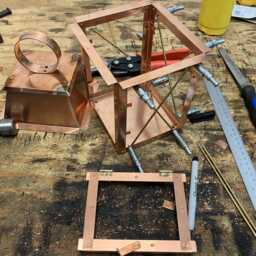 Chalet Style Copper Lantern Candle Holder With Bronze Patina - thumbnail 4