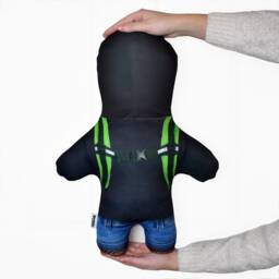 Cat Carrier - 2 Faces Personalised Mini Me??? Photo Doll/Face Teddy Novelty Gift - thumbnail 3