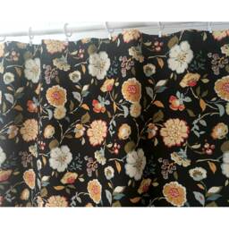 Cafe Curtain Window Valance/Kitchen Treatment/Bathroom Shower Curtain/Kids Nursery Living Room DrapeSpring Flower, Free Gift - thumbnail 2