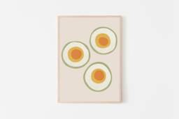 Banh Tet Art, Vietnamese Rice Cake, Asian Food Giclee Print, Fine Art Paper Home & Kitchen Decor For The Lover - thumbnail 1