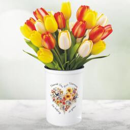 Personalised Thank You For Helping Us Grow Vase Gift, Gift From Class, End Of School Teacher, Teacher Appreciation - thumbnail 2