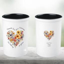 Personalised Thank You For Helping Us Grow Vase Gift, Gift From Class, End Of School Teacher, Teacher Appreciation - thumbnail 3