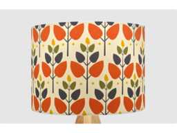 Orange Black Cream Tree Lampshade, Table Floor Lamp/Ceiling Pendant Small Medium Large 15cm 20cm 25cm 30cm 35cm 40cm Drum Light Shade - thumbnail 1