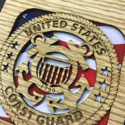Us Coast Guard Picture Frame - 5x7 Holds 3x4 Photo United States Memorabilia Gift - thumbnail 3