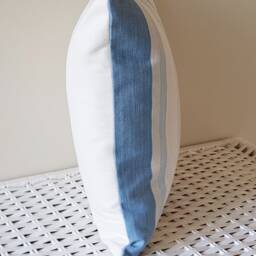 Laura Ashley Awning Stripe Seaspray Cushion Handmade 15 - thumbnail 3