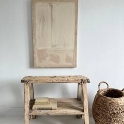 Large Abstract Painting Wabi-Sabi Textured Art On Canvas - 24x36 - thumbnail 3