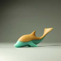 Duo Dolphin Sculpture - 14 - thumbnail 3