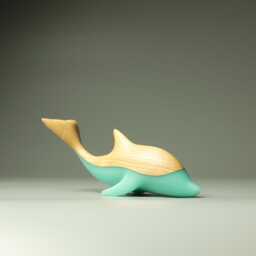 Duo Dolphin Sculpture - 14 - thumbnail 2