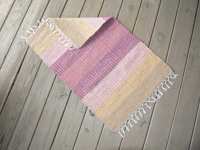 "Hand Woven Rug - 23.5"" X 36" - image 1