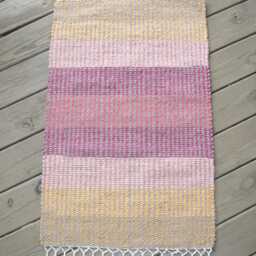 "Hand Woven Rug - 23.5"" X 36" - thumbnail 3