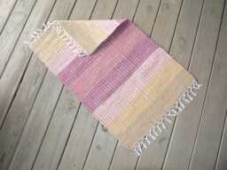 "Hand Woven Rug - 23.5"" X 36" - thumbnail 1