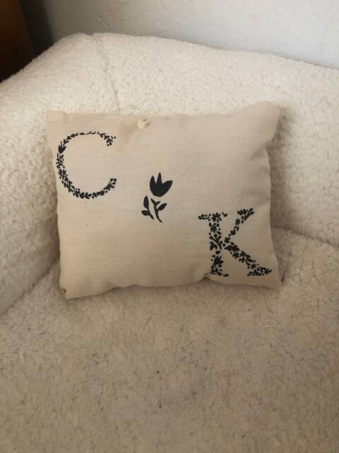 Initials Pillow