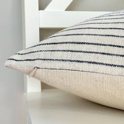 Indigo Tribal Hemp Hand Woven Natural Dye Color Pillow Cover - thumbnail 3