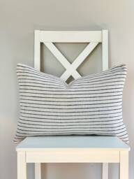 Indigo Tribal Hemp Hand Woven Natural Dye Color Pillow Cover - thumbnail 1
