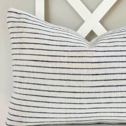 Indigo Tribal Hemp Hand Woven Natural Dye Color Pillow Cover - thumbnail 2
