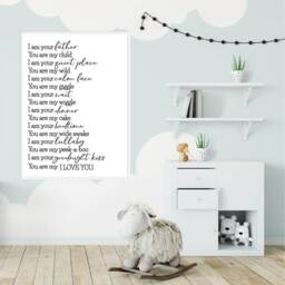 I Am Your Father Nursery Decor Sign Template - Wall Art Set, Printable Decor, Diy, Digital - thumbnail 2
