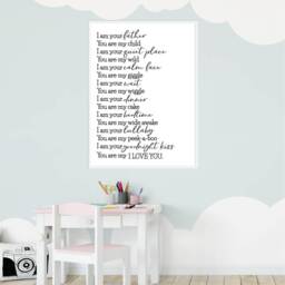 I Am Your Father Nursery Decor Sign Template - Wall Art Set, Printable Decor, Diy, Digital - thumbnail 3