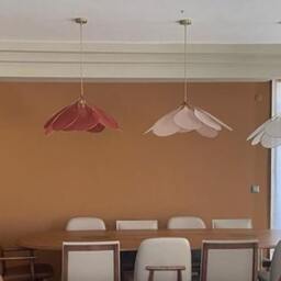 Handmade Flower Petal Chandelier Nordic Style Pendant Light - thumbnail 3