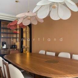 Handmade Flower Petal Chandelier Nordic Style Pendant Light - thumbnail 2
