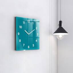Single Color Personalized Glass Clock - Choose From 24 Variants Numbers Dial - thumbnail 3