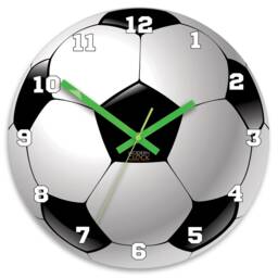 Kids Wall Clock - Football, Ball. Boy Clock, Children - thumbnail 4