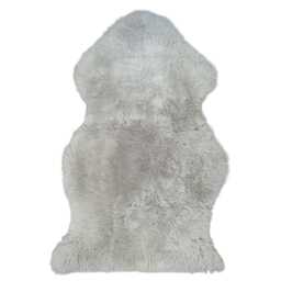 Brown Sheepskin Rug, Fluffy Wool Mat, Refurbished Decor, Genuine Animal Hide, Cozy Chair Throw, Boho Room Accent - thumbnail 2