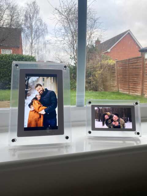 Personalized Acrylic Photo Video Frame, Memory Display Gifts, Album, Frame Gift, Anniversary Gift - image 1