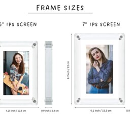 Personalized Acrylic Photo Video Frame, Memory Display Gifts, Album, Frame Gift, Anniversary Gift - thumbnail 2