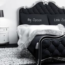 Big Spoon Little Pillowcases Printed Pillow Case Wedding Engagement Marriage Valentines Day Couple 200Tc 100% Cotton Excellent Quality - thumbnail 2