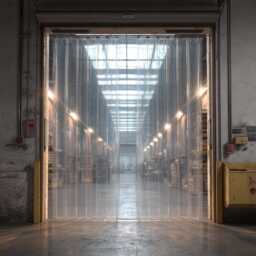 Clear PVC Curtain Rolls - Custom Cut Lengths, 2mm Thick, Industrial & Commercial Use - thumbnail 4