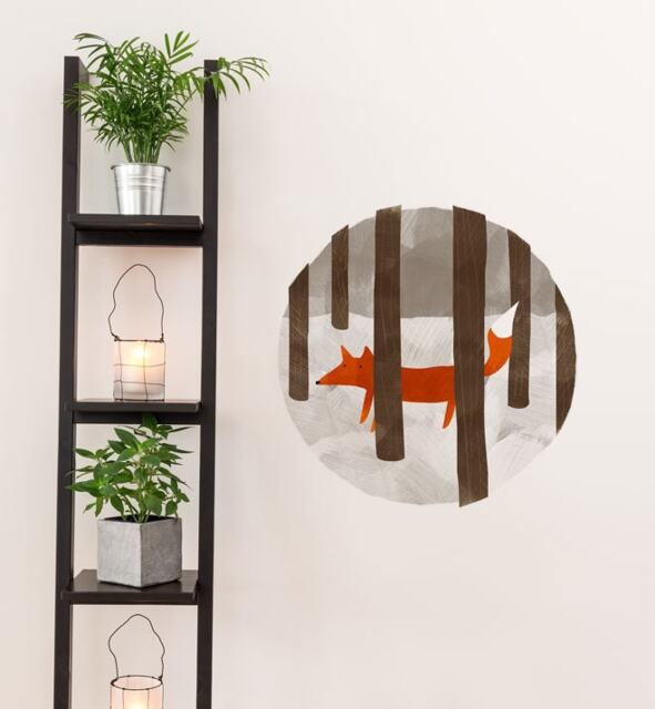 Hide & Seek Wall Sticker Decal - Kids Stickers, Animals Childrens Decals, Art, Room, Girl, Boy - image 1