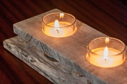 Rustic Wooden Votive Candle Holder, Table Centerpiece, Gift For Any Occasion