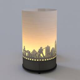 Memphis Premium Gift Box - Beautiful Skyline Silhouette Candle, Ideal Souvenir For Fans - thumbnail 3