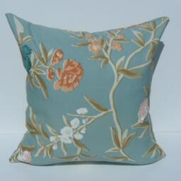 "Pomegranate Turquoise By Bob Collins & Sons 18""x18" - thumbnail 2