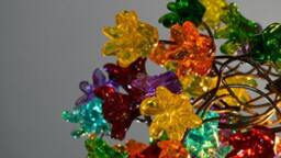 Multicolored Jumping Resin Flower Pendant Light Kitchen Island Hallway Bathroom - thumbnail 4