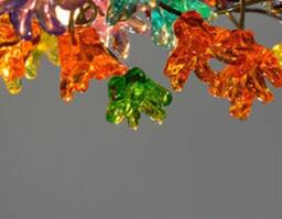 Multicolored Jumping Resin Flower Pendant Light Kitchen Island Hallway Bathroom - thumbnail 3
