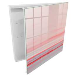 Pastel Stripes Key Cabinet For Home, Pink Box Abstract Abstraction, Those Who Value Peace & Elegance - thumbnail 2